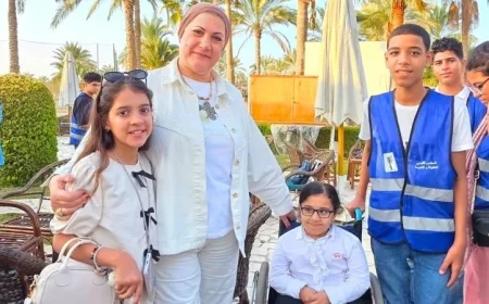 السنباطي تأخذ 30 طفلاً من سفراء المجلس للاحتفال في شمال سيناء