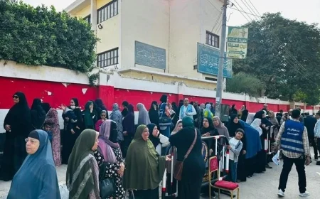 تزايد أعداد الناخبين في الفيوم للإدلاء بأصواتهم في انتخابات النواب