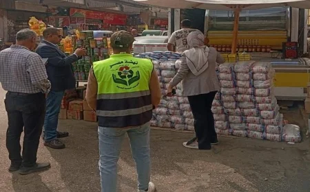 حملة شاملة لاستعادة رونق حي غرب شبرا الخيمة وتعزيز المظهر الحضاري