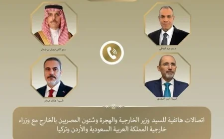 وزير الخارجية يناقش آخر التطورات الإقليمية مع نظرائه من السعودية والأردن وتركيا
