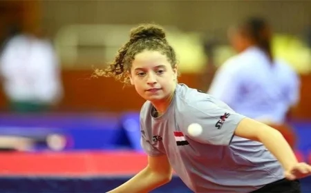 هنا جودة تتأهل لدور الـ 16 في بطولة فرانكفورت لتنس الطاولة بمستوى استثنائي