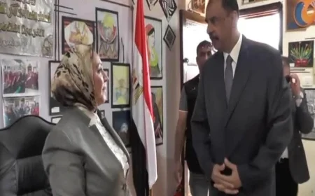 محافظ سوهاج يقوم بجولة تفقدية مثيرة لعدد من اللجان الانتخابية بالفيديو