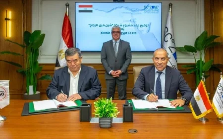 وليد جمال الدين يحتفل بتوقيع عقد لإنشاء مصنع متكامل في مدينة سخنة 360