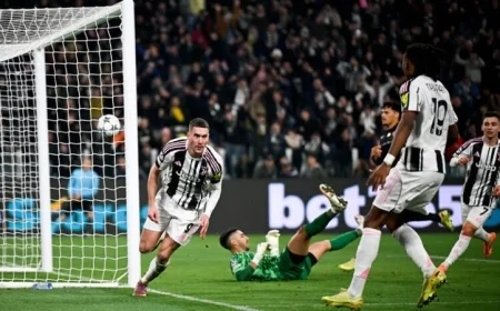 مباراة متوازنة تنتهي بتعادل يوفنتوس وسبورتنج لشبونة في دوري أبطال أوروبا