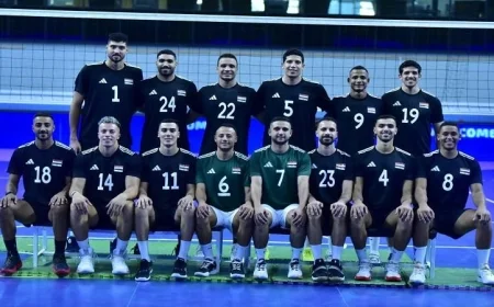 اللقاني يتولى قيادة منتخب رجال الطائرة مع فرض عقوبات على المعتذرين عن بطولة التحدي