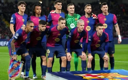 لابورتا يكشف عن تحسن مستوى برشلونة ويحدد موعد العودة إلى كامب نو