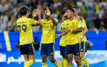 النصر يحقق فوزا ساحقا على غوا برباعية ويتصدر مجموعته في دوري أبطال آسيا 2