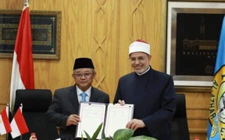 رئيس جامعة الأزهر ووزير التعليم الإندونيسي يتفقان على تعزيز التعاون العلمي بمذكرة تفاهم جديدة