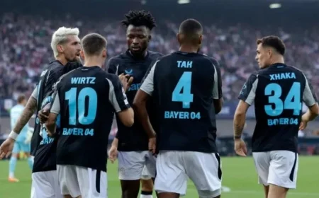 باير ليفركوزن يحقق انتصارا مثيرا على بنفيكا في دوري أبطال أوروبا
