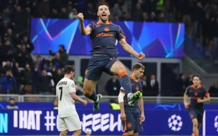 إنتر ميلان يحقق انتصارا مثيرا على كايرات ألماتي 2-1 في دوري أبطال أوروبا