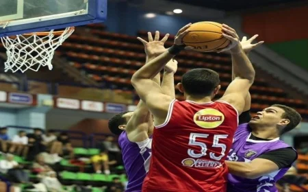 نتائج مثيرة في جولة الذهاب من ربع نهائي دوري المرتبط لكرة السلة للرجال