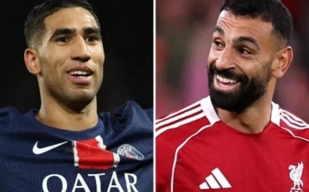 صلاح وحكيمي يتألقان ضمن قائمة المرشحين لجائزة ذا بيست 2025