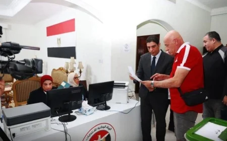 إغلاق صناديق الاقتراع لانتخابات مجلس النواب 2025 بالخارج في فرنسا اليوم الأول من التصويت