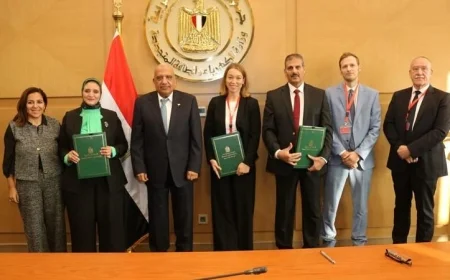 وزير الكهرباء يشارك في توقيع اتفاقية مبادلة ديون بـ 50 مليون يورو مع ألمانيا