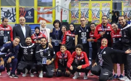 منتخب مصر يحقق 6 ميداليات في بطولة العالم لتنس الطاولة للإعاقات الذهنية