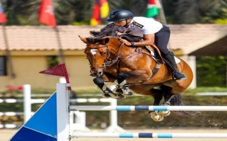 منافسات الحلقة الثالثة للفروسية تبدأ في مركز الرباب بتشويق وإثارة