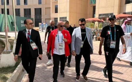 وزير الشباب والرياضة يلتقي ببعثة مصر خلال دورة ألعاب التضامن الإسلامي في الرياض