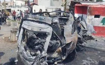 الصحة اللبنانية تكشف عن استشهاد شخصين في غارة إسرائيلية على سيارة في بلدة شبعا