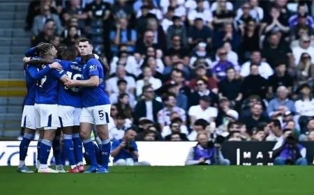 إيفرتون يحقق انتصارًا رائعًا على فولهام بهدفين دون رد في الدوري الإنجليزي الممتاز