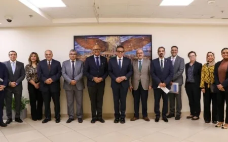 عبدالغفار يتباحث مع وفد الصحة العالمية لتعزيز التعاون في مواجهة الكوارث والطوارئ