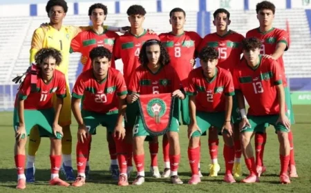 منتخب المغرب يفوز بشكل ساحق على كاليدونيا 16‑0 في مونديال تحت 17 سنة