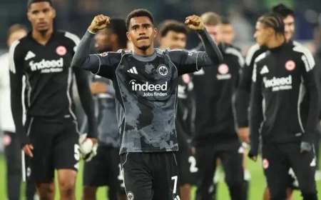 أينتراخت فرانكفورت يحسم مباراة الدوري الألماني بفوز مثير على ماينز بهدف واحد