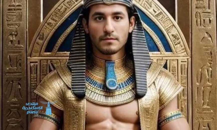 أحمد حلمي يتألق بالزي الفرعوني في احتفالية مع شخصياته الفنية بالمتحف المصري الكبير