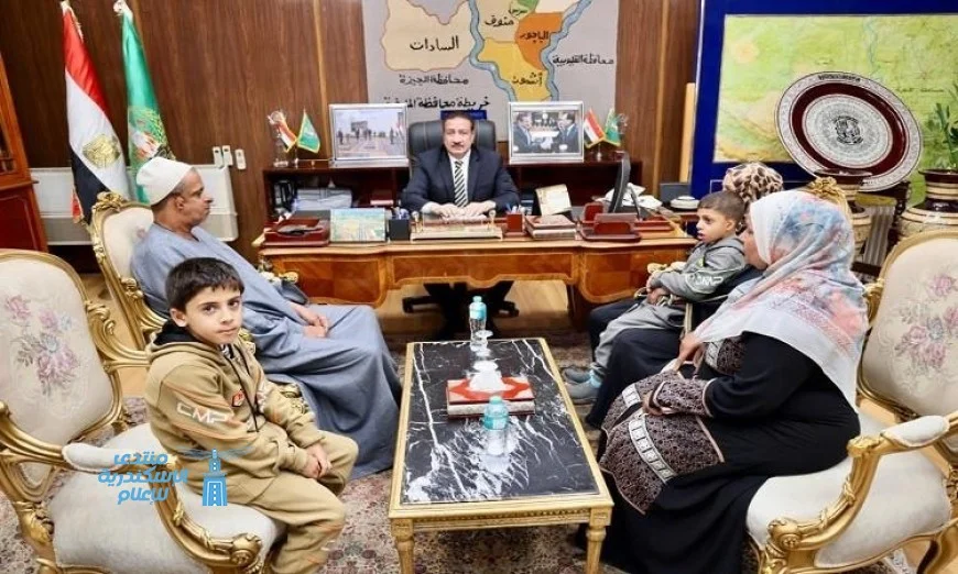 محافظ المنوفية يقرر توزيع مساعدات مالية وعينية لدعم أربع حالات إنسانية عاجلة