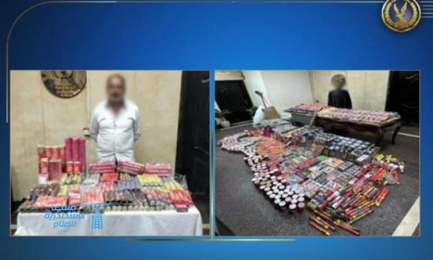 اعتقال شخصين بتهمة الاتجار بالألعاب النارية في الجيزة والفيوم