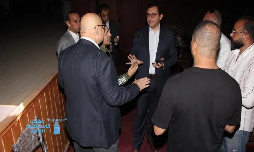 وزير الثقافة يزور مشروع مسرح مصر في شارع عماد الدين ويطالب بإنجازه في أسرع وقت