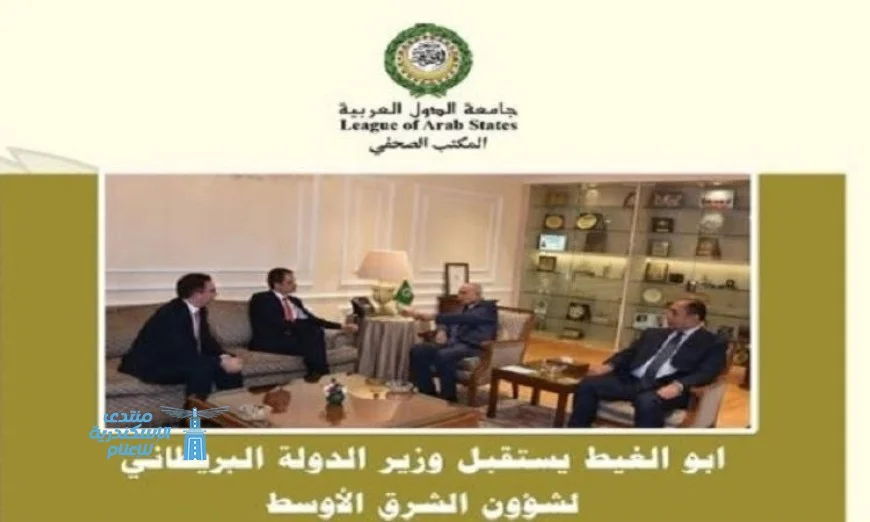 أبو الغيط يشدد على ضرورة تعزيز المملكة المتحدة لجهود السلام العالمية