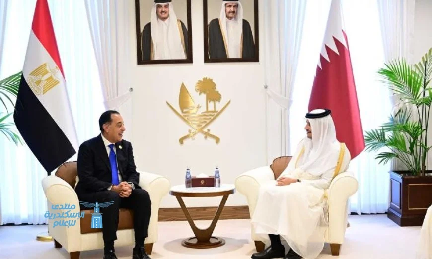 مدبولي ونظيره القطري يتفقان على تفعيل استثمارات قطرية قوية في مصر