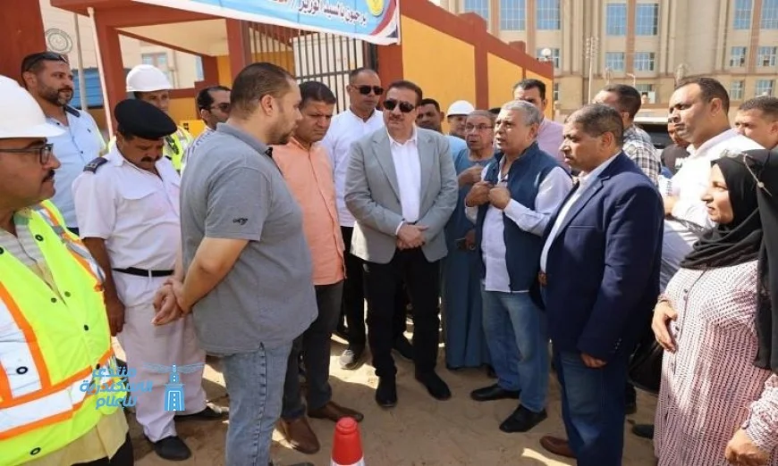 محافظ المنوفية يقوم بجولة تفقدية في محطتي صرف صحي الغوري وطوخ طنبشا لتعزيز الخدمات العامة