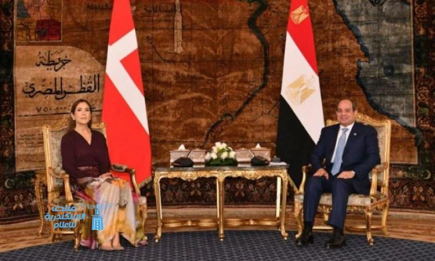 الرئيس السيسي يستعرض خطوات تقوية العلاقات الثنائية بين مصر والدنمارك