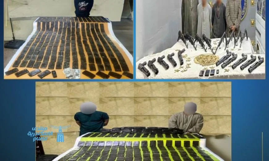 مصرع عنصرين خطرين في القليوبية والقبض على تجار مخدرات آخرين