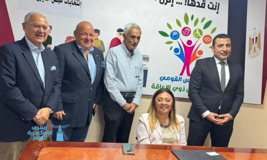 الايمان كريم تناقش مع وفد نادي هليوبوليس سبل تعزيز دمج ذوي الإعاقة في الأنشطة الرياضية للأندية