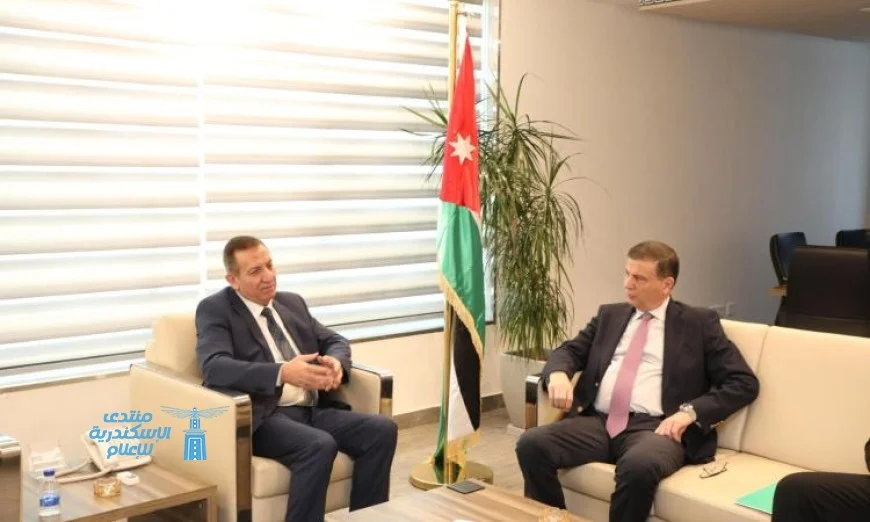 وزير الزراعة يلتقي نظيره الأردني لتعزيز التعاون في مجال الاستثمار الزراعي
