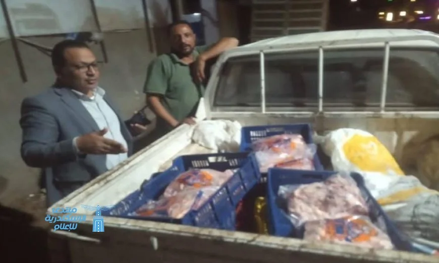 ضبط طن من الدواجن منتهية الصلاحية ومجهولة المصدر في الشرقية