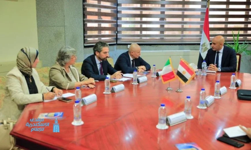 وزير التعليم يلتقي السفير الإيطالي لتعزيز التعاون التعليمي المشترك