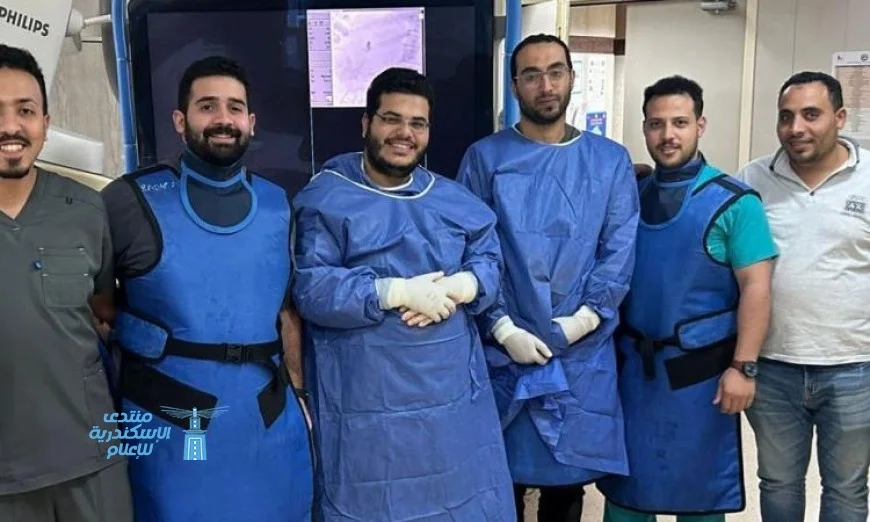 نجاح مذهل في إنقاذ حياة مريض بمستشفى معهد الكبد في جامعة المنوفية بعد نزيف حاد دون الحاجة للجراحة