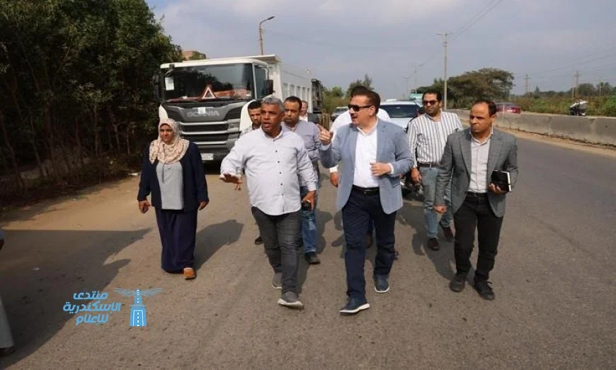 محافظ المنوفية يقوم بجولة تفقدية في مدرسة شنوان الابتدائية ويشدد على أهمية رفع نواتج تطهير الطرق