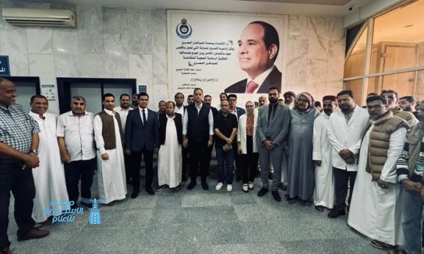 نائب وزير الصحة يقوم بجولة تفقدية في مستشفى الضبعة المركزي في مطروح