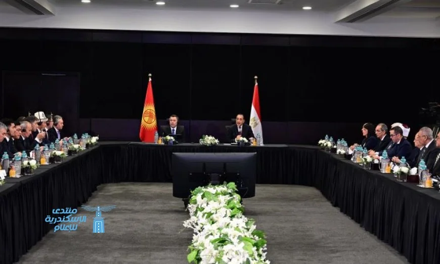 مدبولي يشارك في مائدة مستديرة مع رئيس جمهورية قيرغيزستان لتعزيز التعاون الدولي