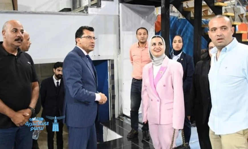 وزير الرياضة يرحب بوزيرة شؤون الشباب البحرينية في جولة حصرية داخل نادي النادي