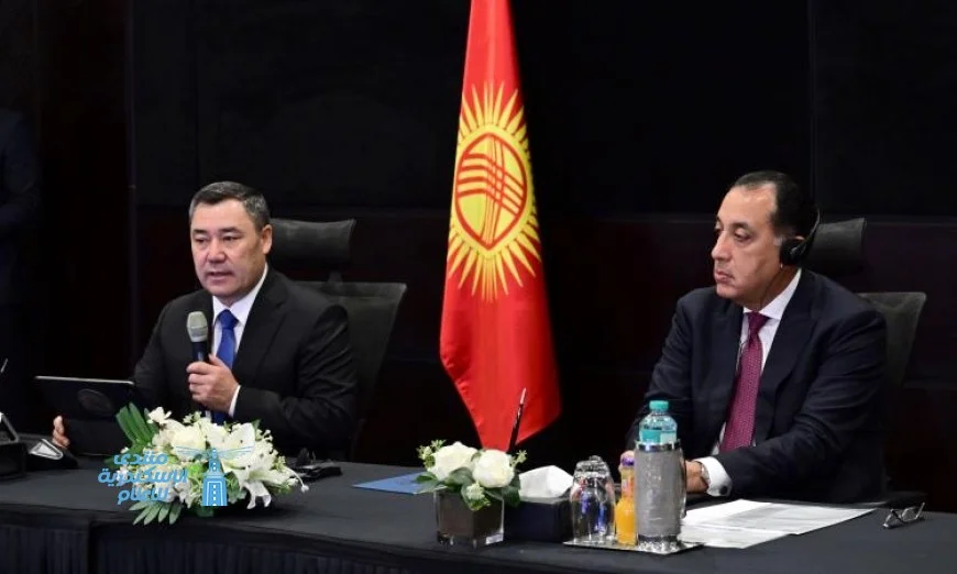 الرئيس القيرغيزي يؤكد خلال زيارته للمتحف أن مصر هي مهد الحضارة العريقة