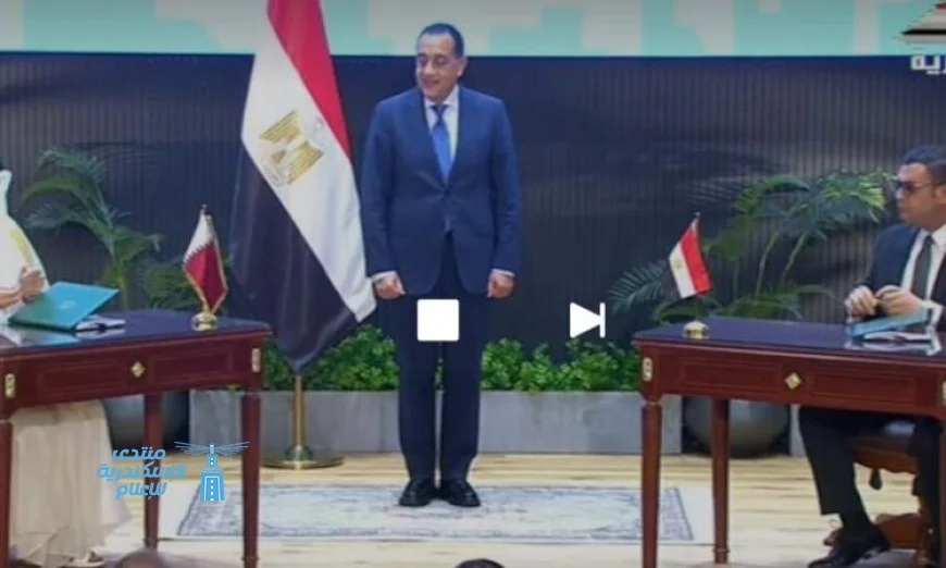 مدبولى يوقع اتفاقية شراكة استثمارية بين مصر وقطر لتعزيز علم الروم