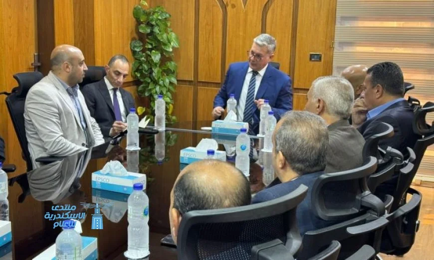 زيارة مفاجئة لوزير البترول لشركة أبسكو لمتابعة تقدم العمل