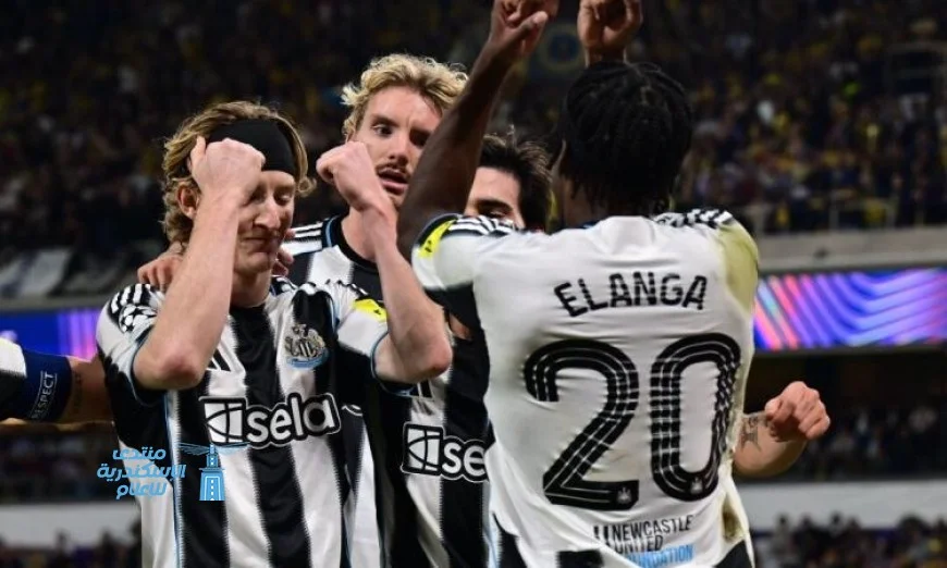 نيوكاسل يونايتد ينتصر على أتلتيك بلباو بهدفين ويزيد فرصه في التأهل لدوري أوروبا