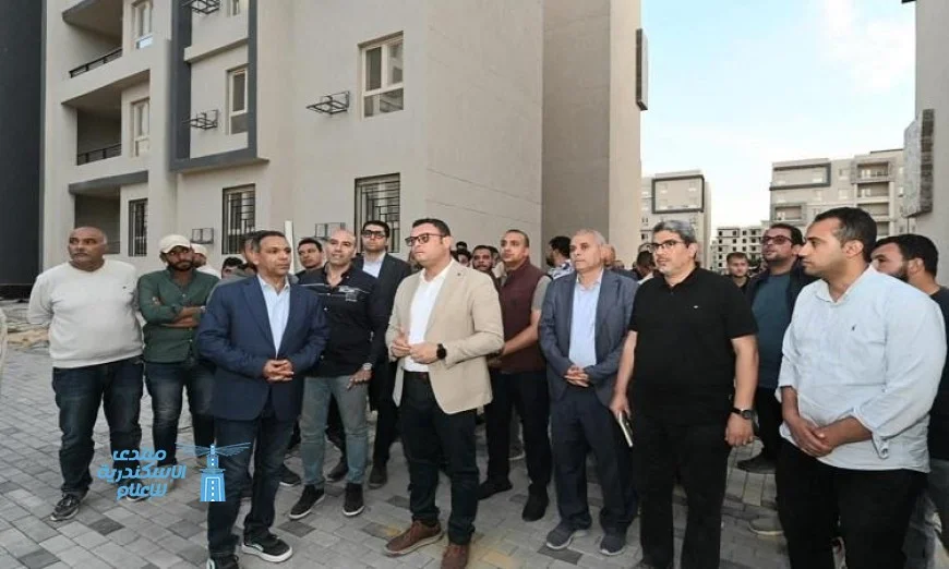 وزير الإسكان يجري جولة تفقدية لمشروع سكن لكل المصريين وكوبري C3 في مدينة العلمين الجديدة
