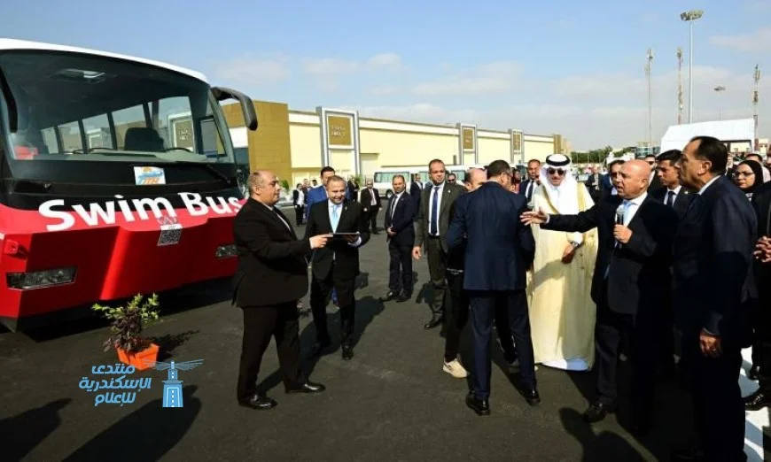 مدبولي يزور أول أتوبيس برمائي يتم تصنيعه محليا في مصر لتعزيز النقل المستدام